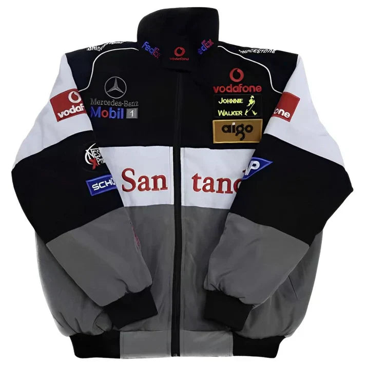 Giacca Racing Mercedes-Benz Grigio - F1