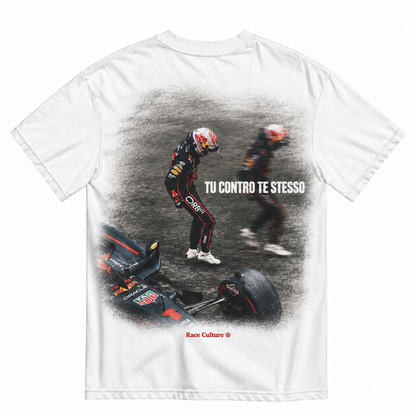T-shirt Tu Contro Te Stesso Bianca