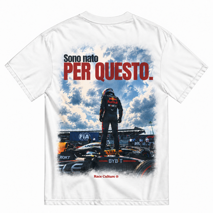 T-shirt Sono Nato per Questo Bianca