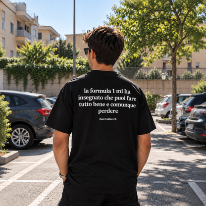 T-shirt La Formula 1 Mi Ha Insegnato Nera