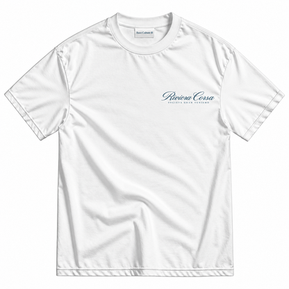 T-shirt Riviera Corsa Tornante Bianca