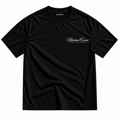 T-shirt Riviera Corsa Panorama Nera