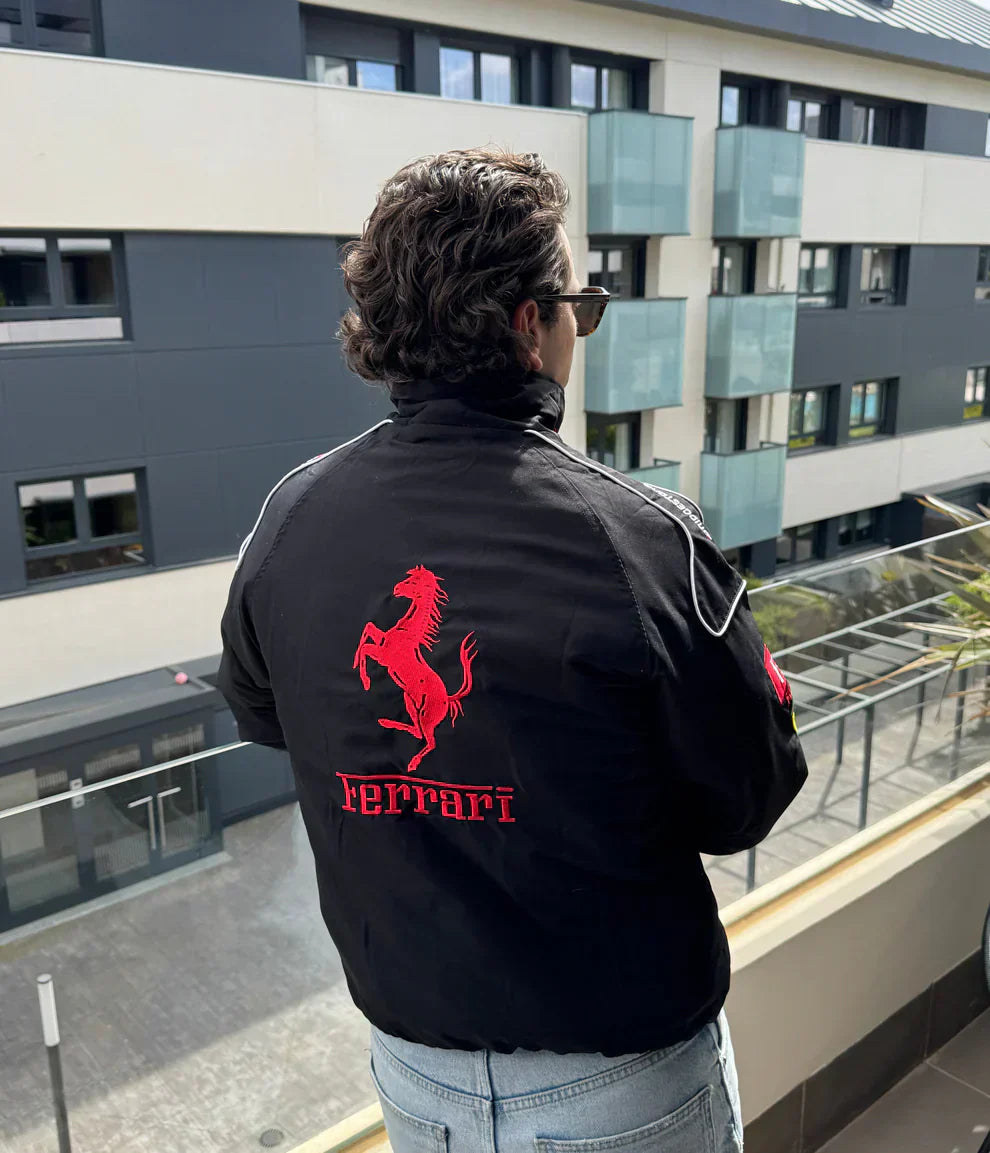Giacca Racing Nera – Stile F1