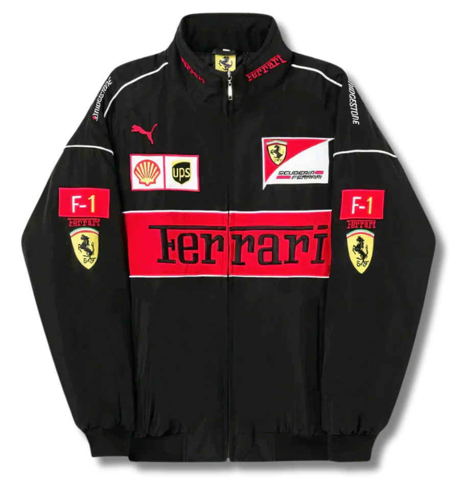 Giacca Racing Nera – Stile F1
