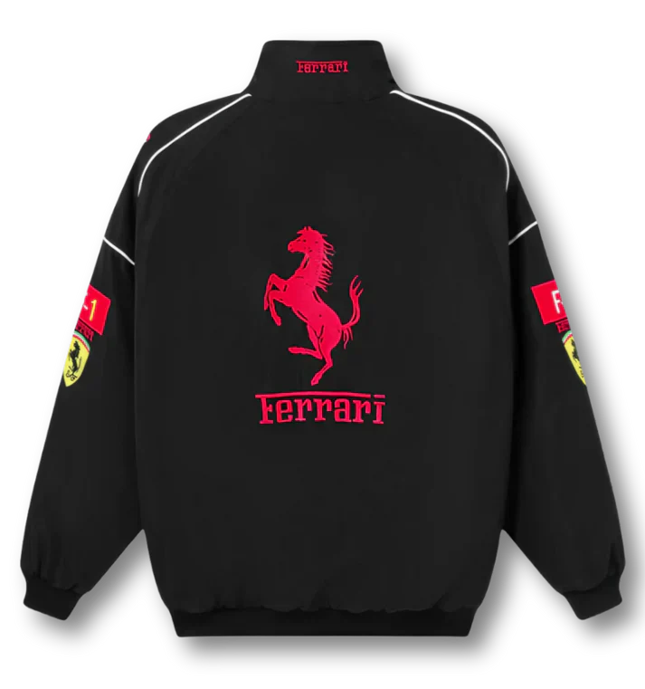 Giacca Racing Nera – Stile F1