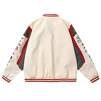 Giacca Racing M&M Bianco
