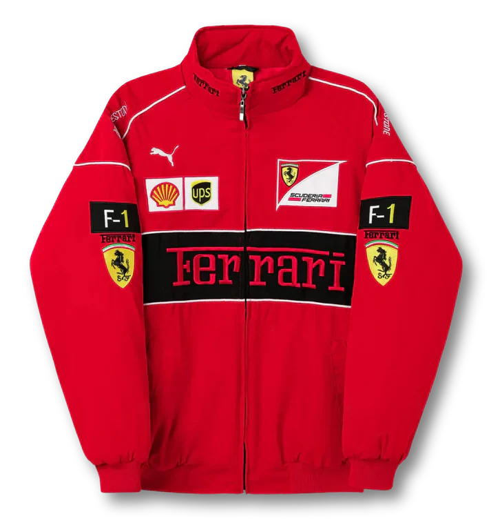 Giacca Racing Rossa – Stile F1