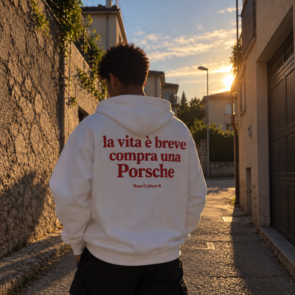 Felpa La Vita è Breve Compra una Porsche