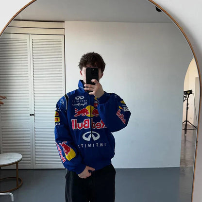 Giacca Racing Red Bull Blu – Stile F1
