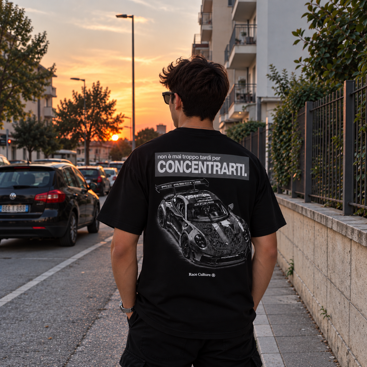 T-shirt Concentrarti Nera