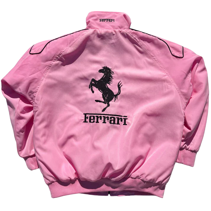 Giacca Racing Rosa – Stile F1