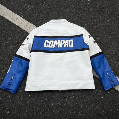 Giacca in Pelle Racing BMW – Stile F1