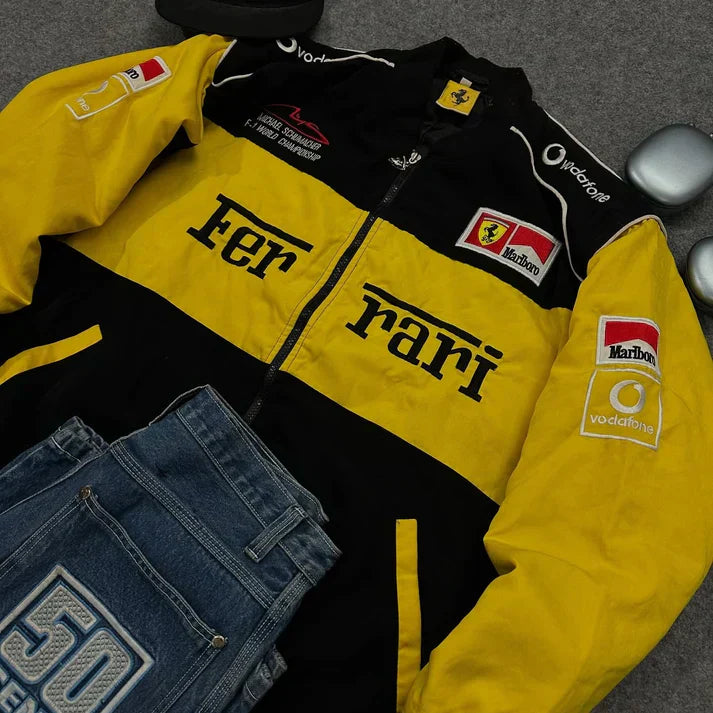 Giacca Racing MS Gialla – Stile F1