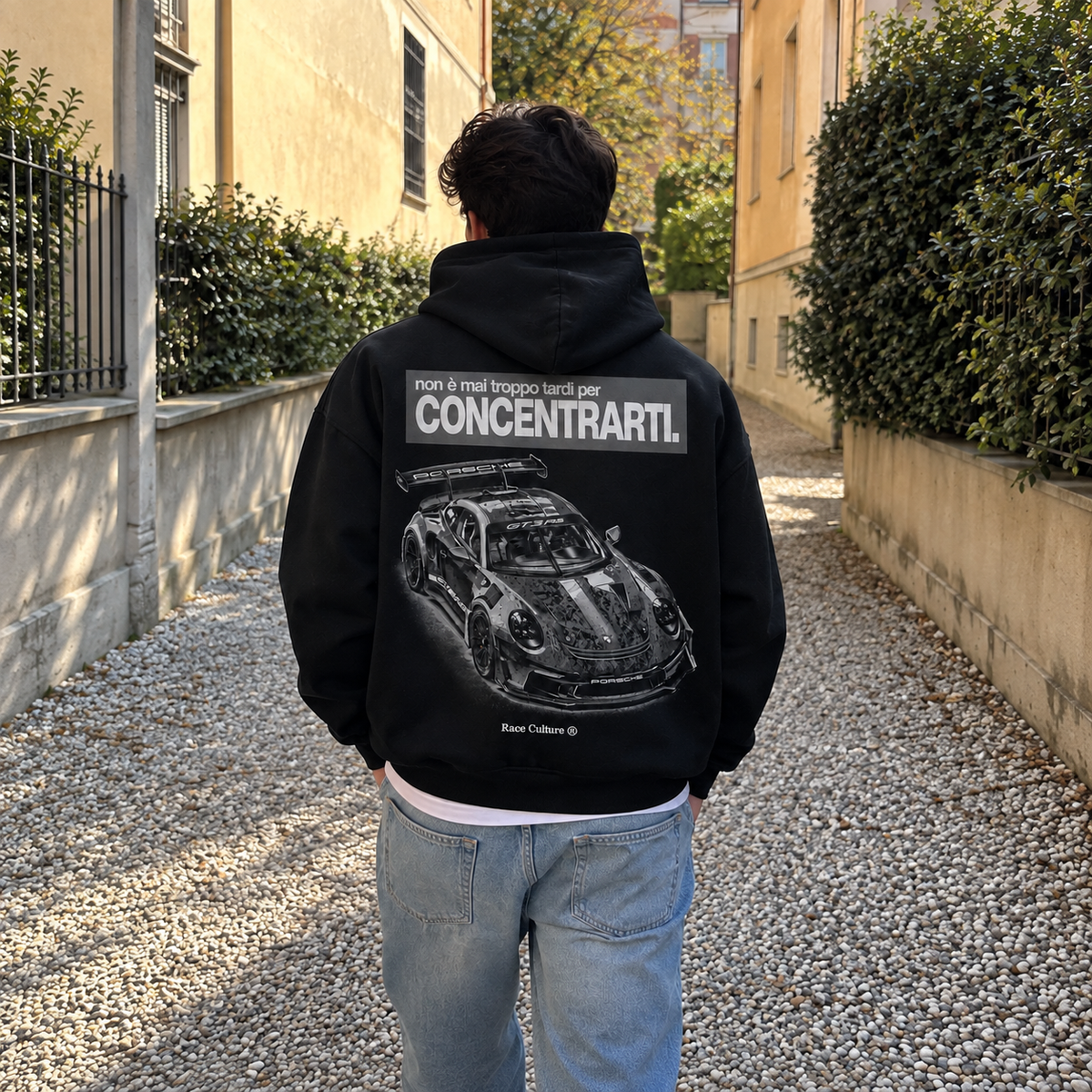 Felpa Concentrarti Nera