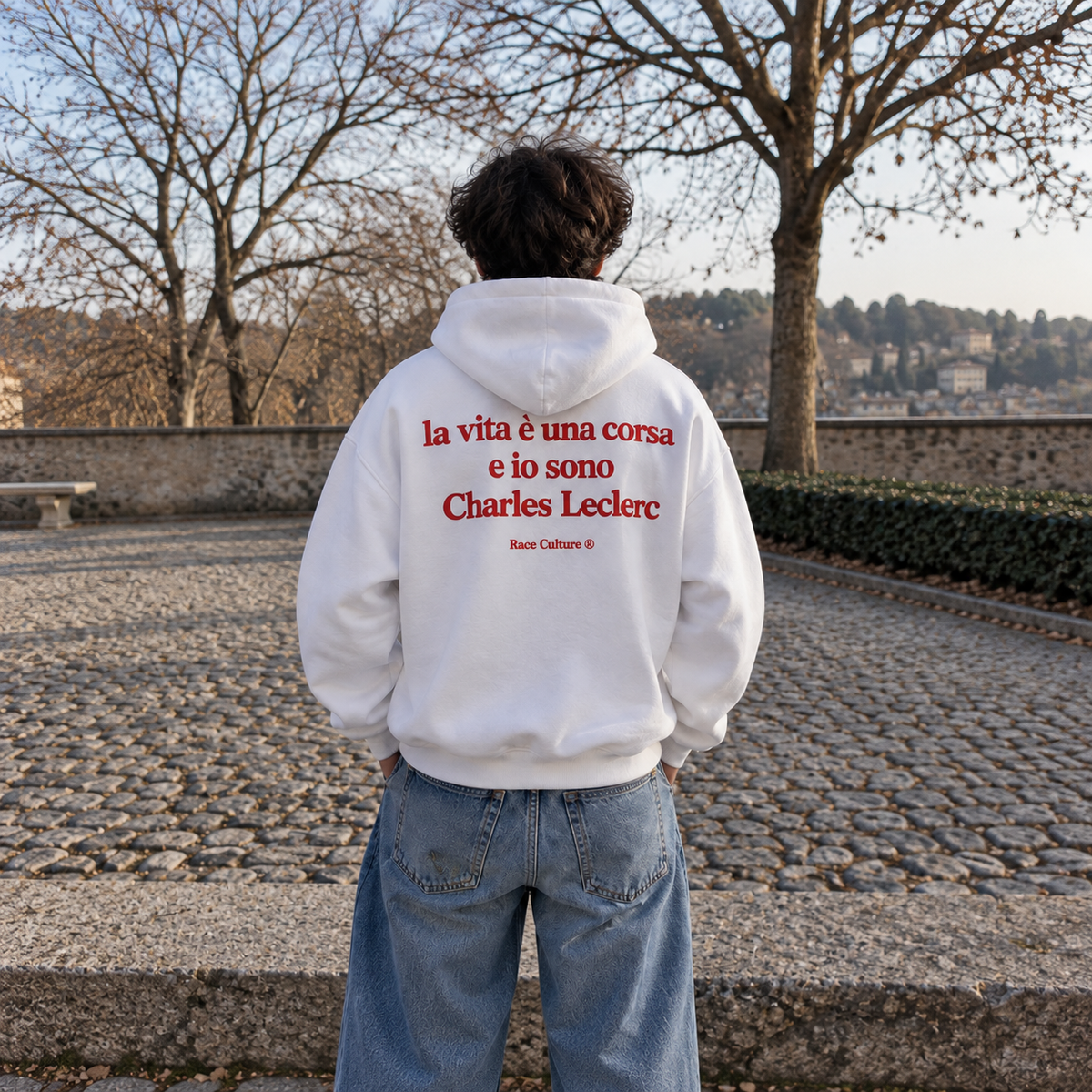 Felpa Charles Leclerc Bianca