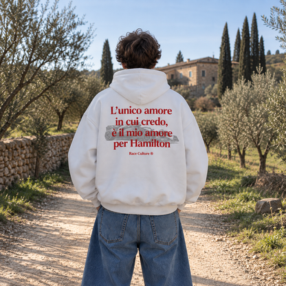 Felpa L’Unico Amore Per Hamilton Bianca