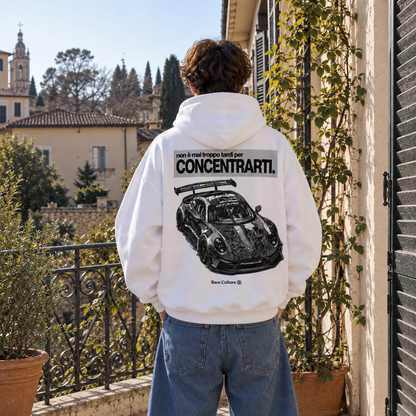 Felpa Concentrarti Bianca