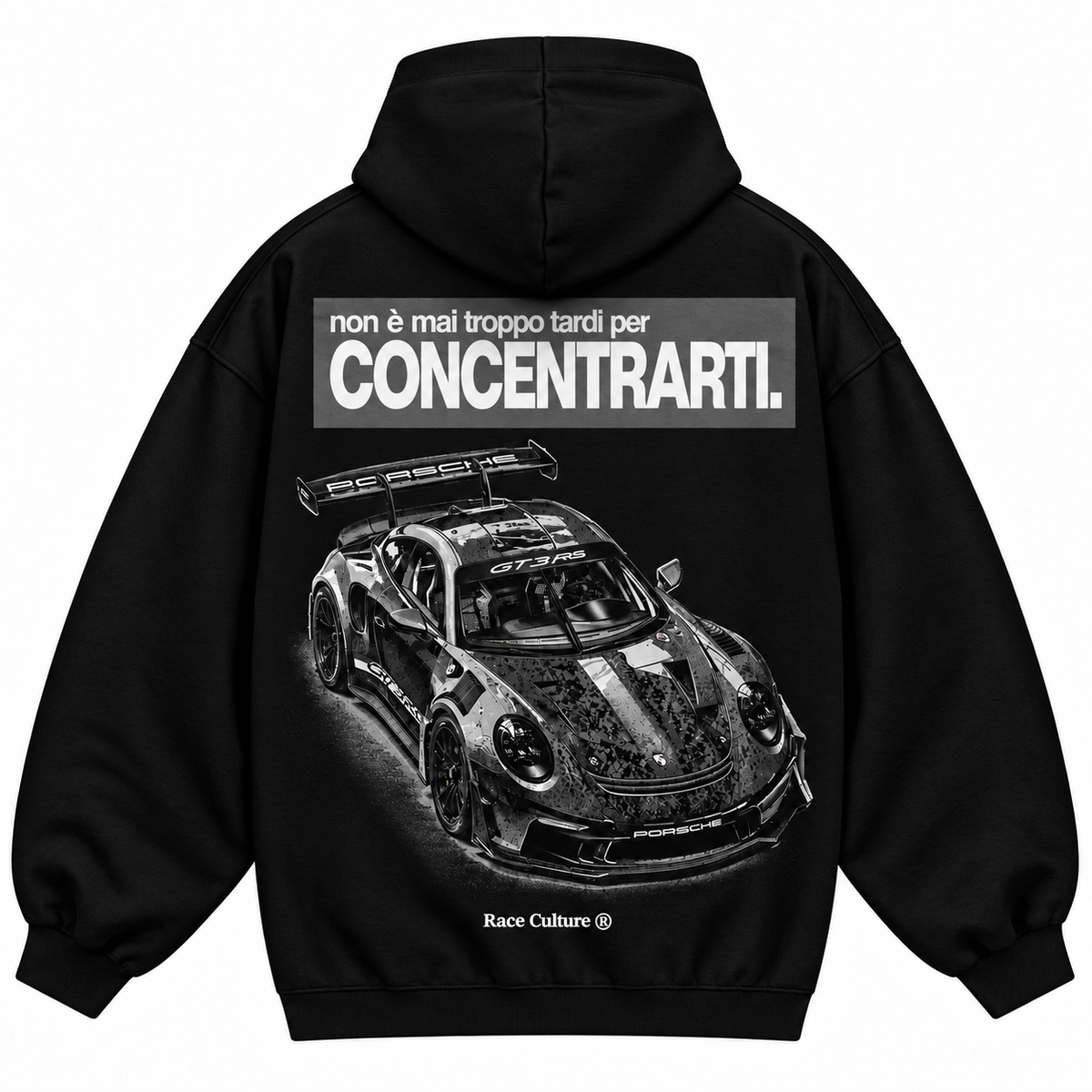 Felpa Concentrarti Nera