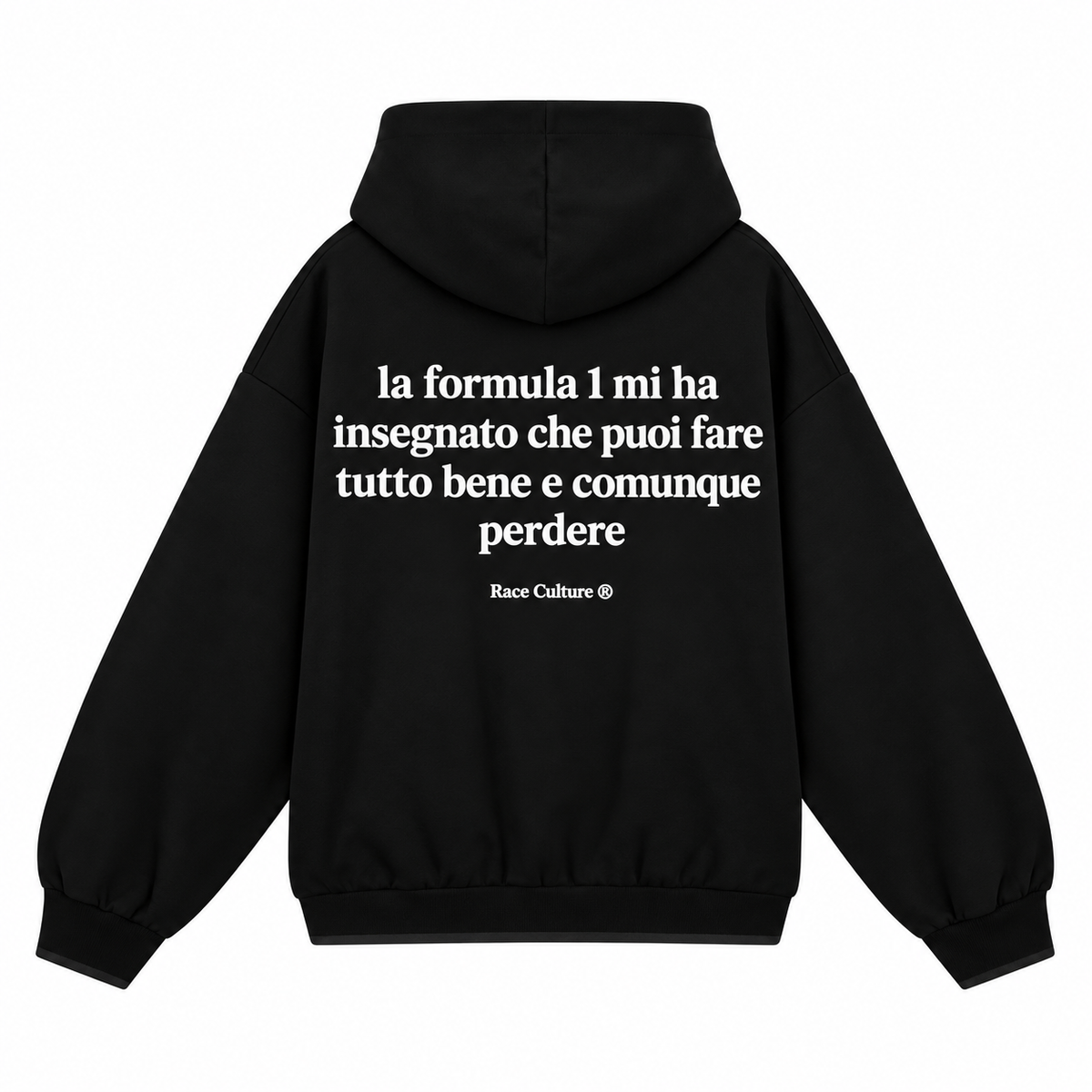 Felpa La Formula 1 Mi Ha Insegnato Nera