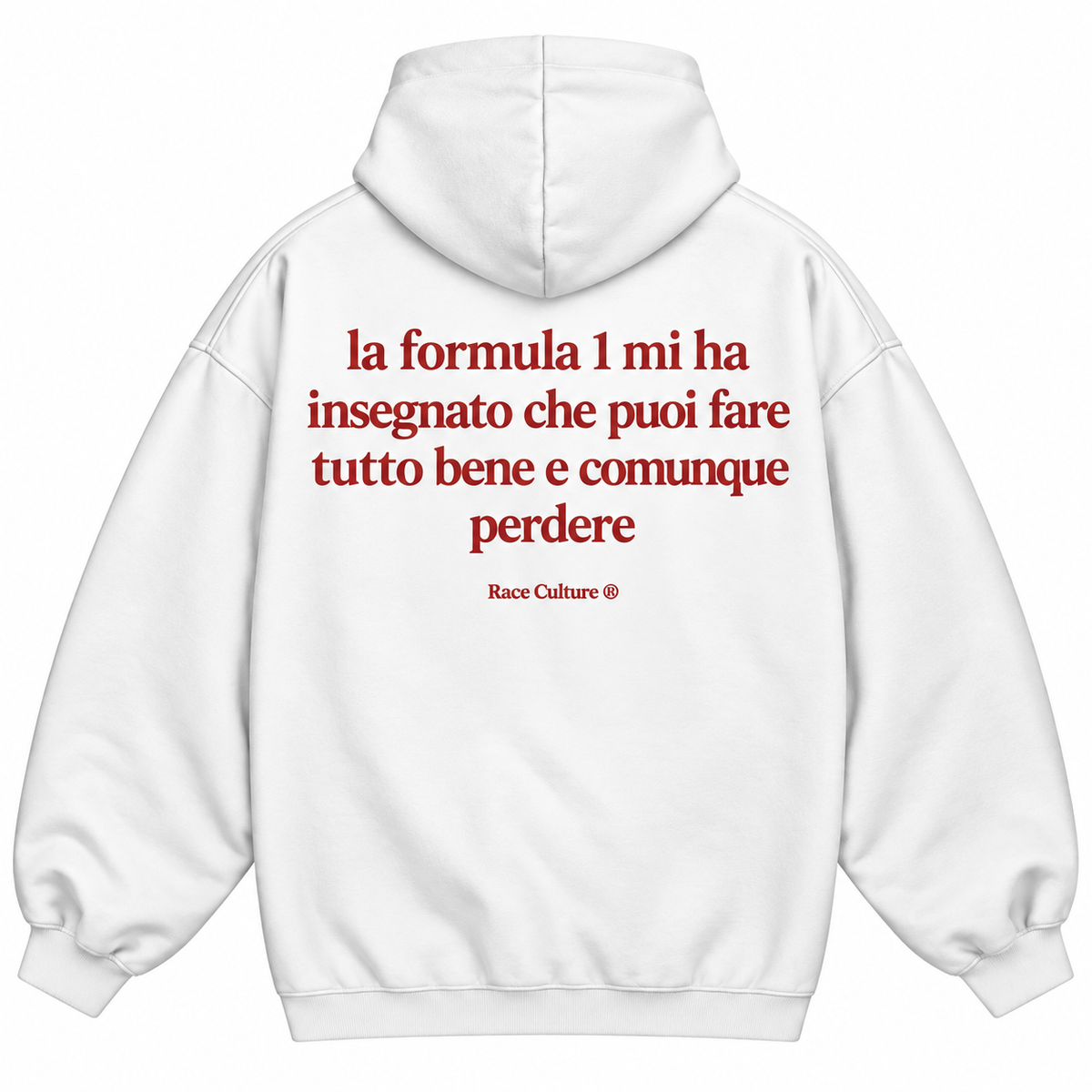 Felpa La Formula 1 Mi Ha Insegnato Bianca