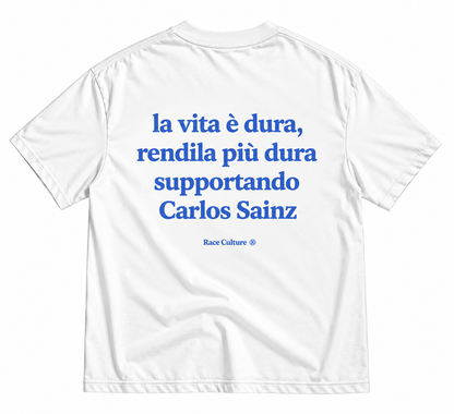 T-shirt Carlos Sainz Bianca
