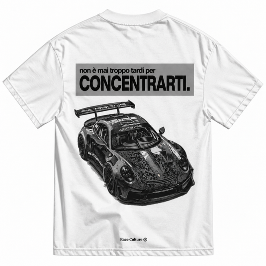 T-shirt Concentrarti Bianca