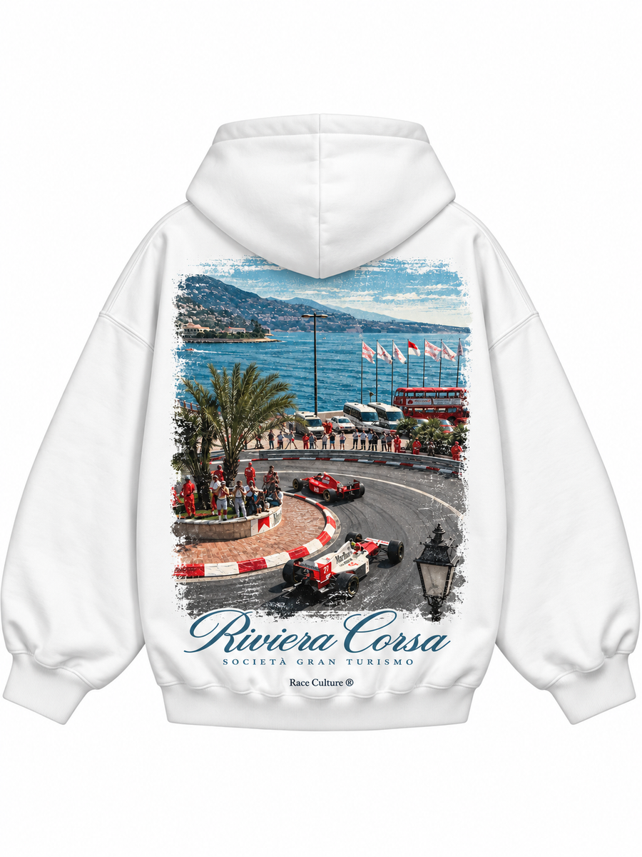 Felpa Riviera Corsa Vista Strada Bianca
