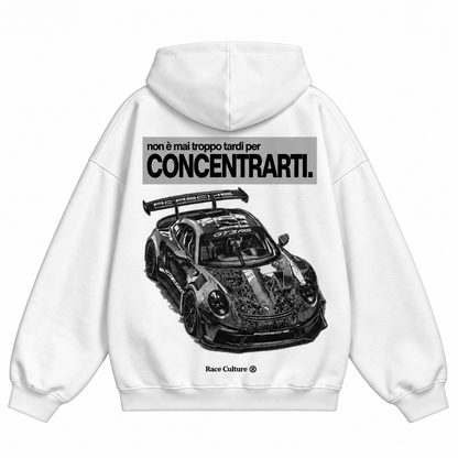 Felpa Concentrarti Bianca