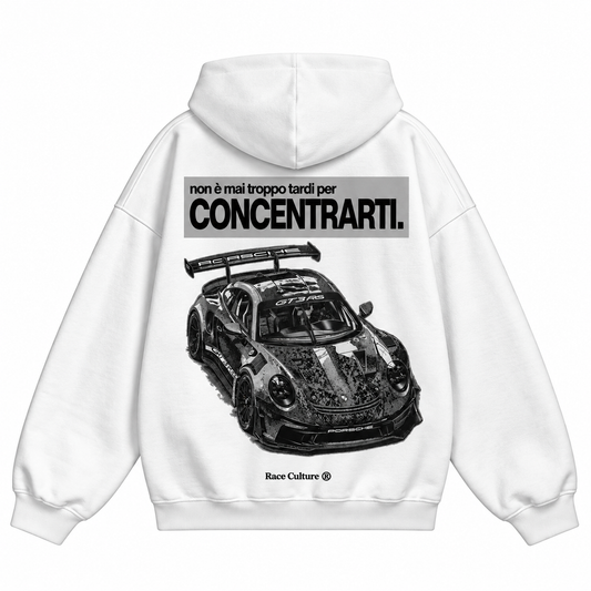 Felpa Concentrarti Bianca