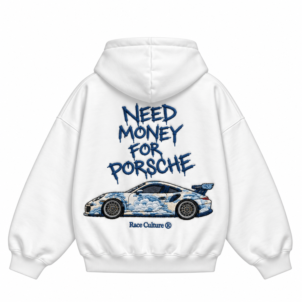 Felpa Need Money For Porsche Bianca