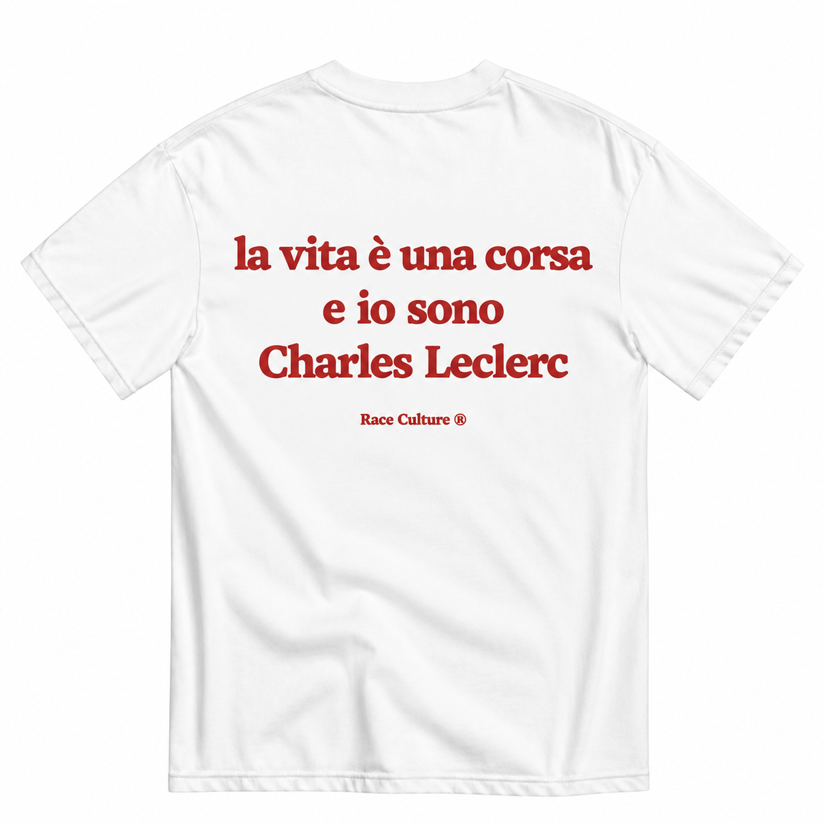T-shirt Charles Leclerc Bianca
