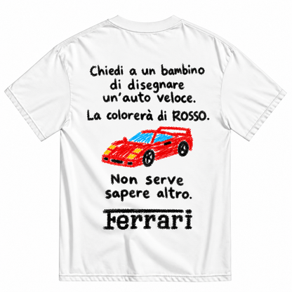 T-shirt Chiedi a un Bambino Bianca
